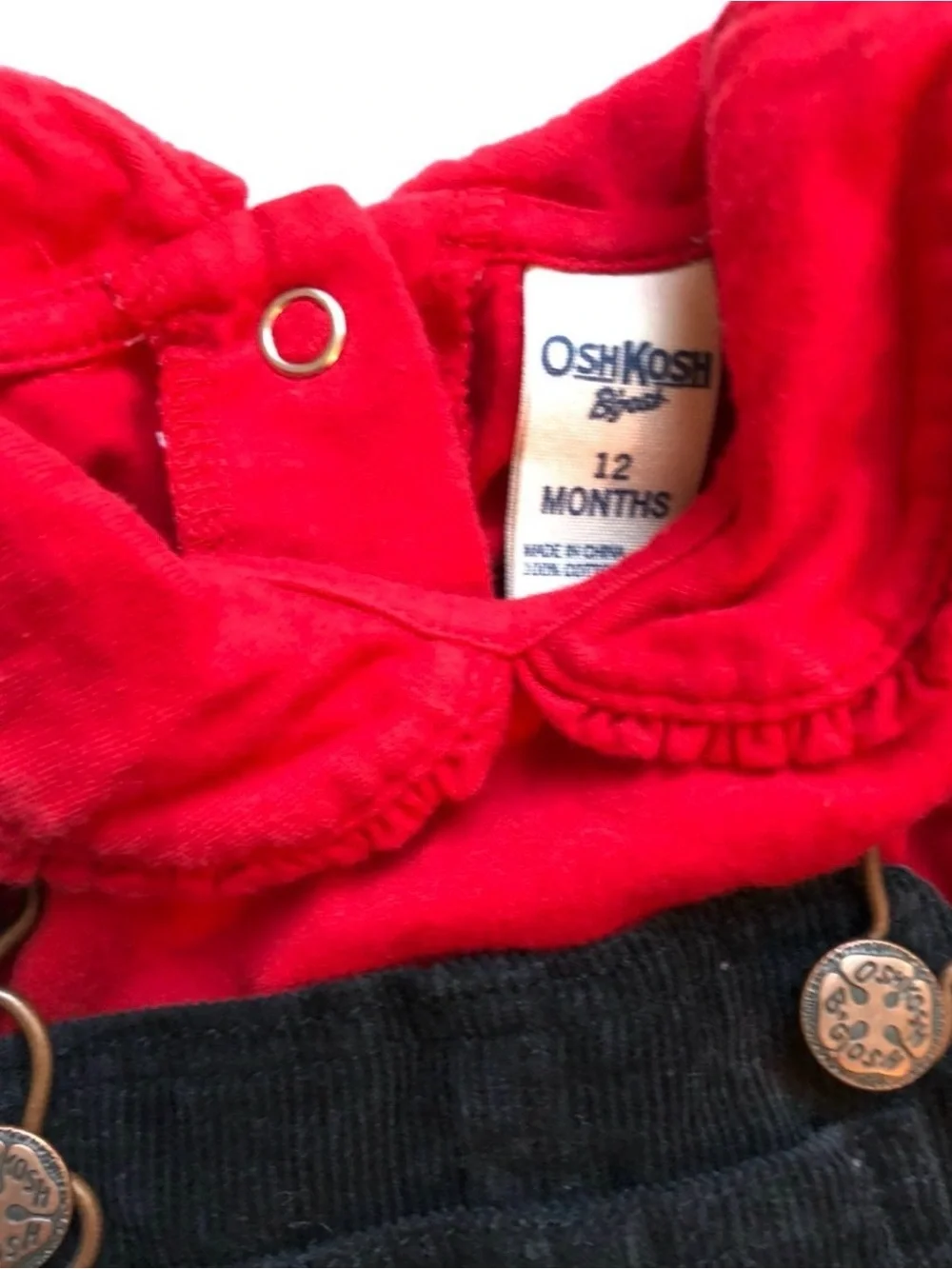 Oshkosh Jumper Set (size 12m)